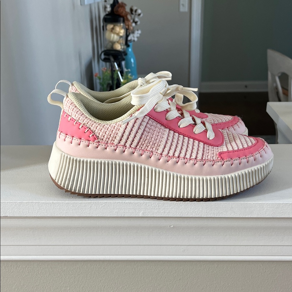 LUCKY STEP Air Cooled Pink Sneakers size 7 - Picture 7 of 13